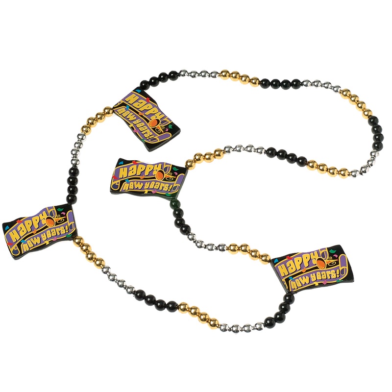 Happy New Year Flag Necklace