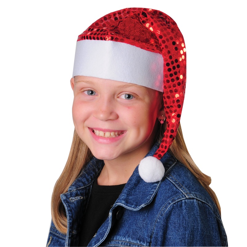 Metallic Santa Hat