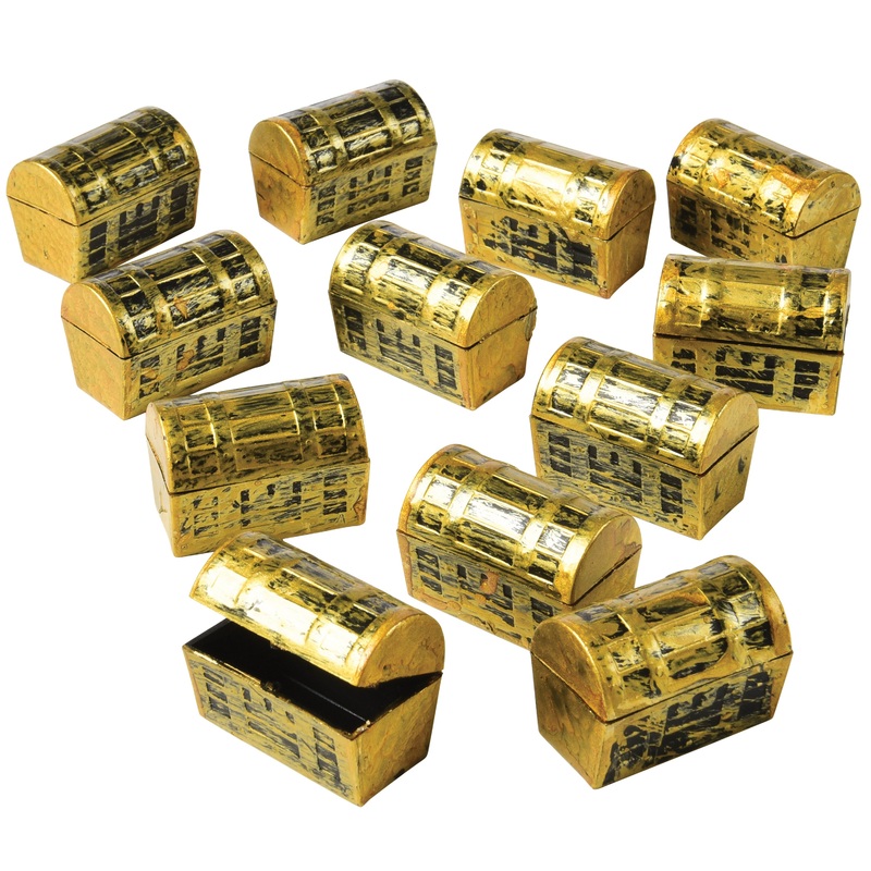 Mini Pirate Treasure Chests