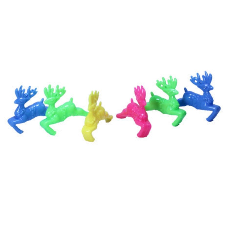 Novelty Party Reindeer Whistles | 6 Count