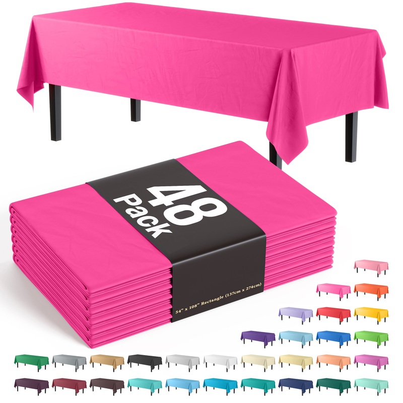 Unleashed - Cerise Table Cover | Case of 48