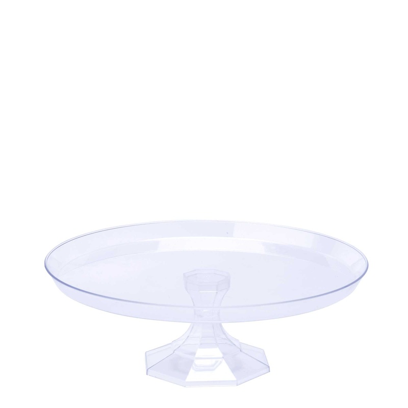 10.25" Plastic Cake Stand