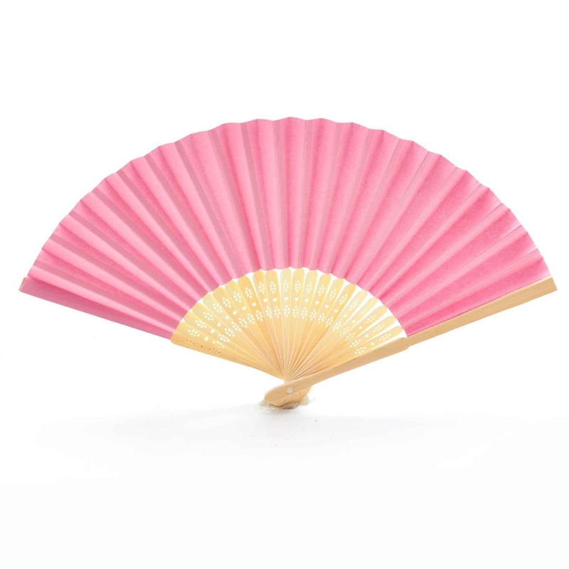 Paper Hand Fan - Pink