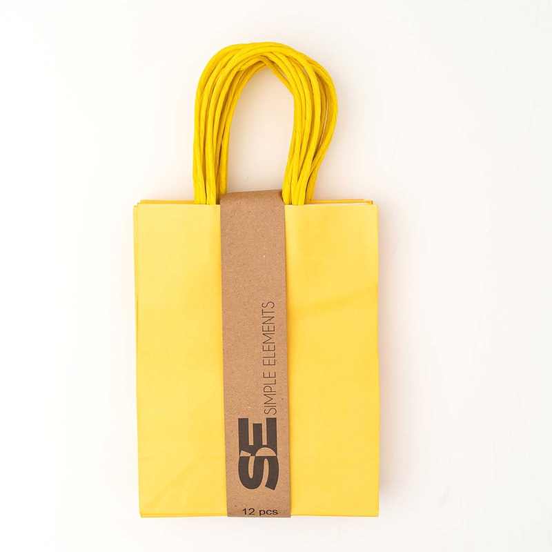 Small Gift Bags - Yellow
