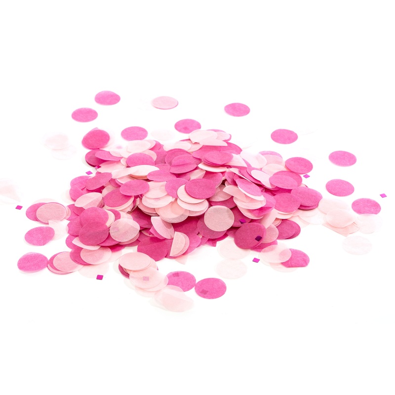 Tissue and Foil Confetti Mix - Pink
