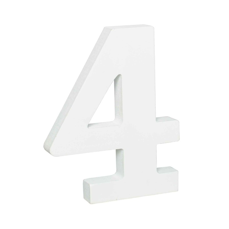 Wood Numbers - 4