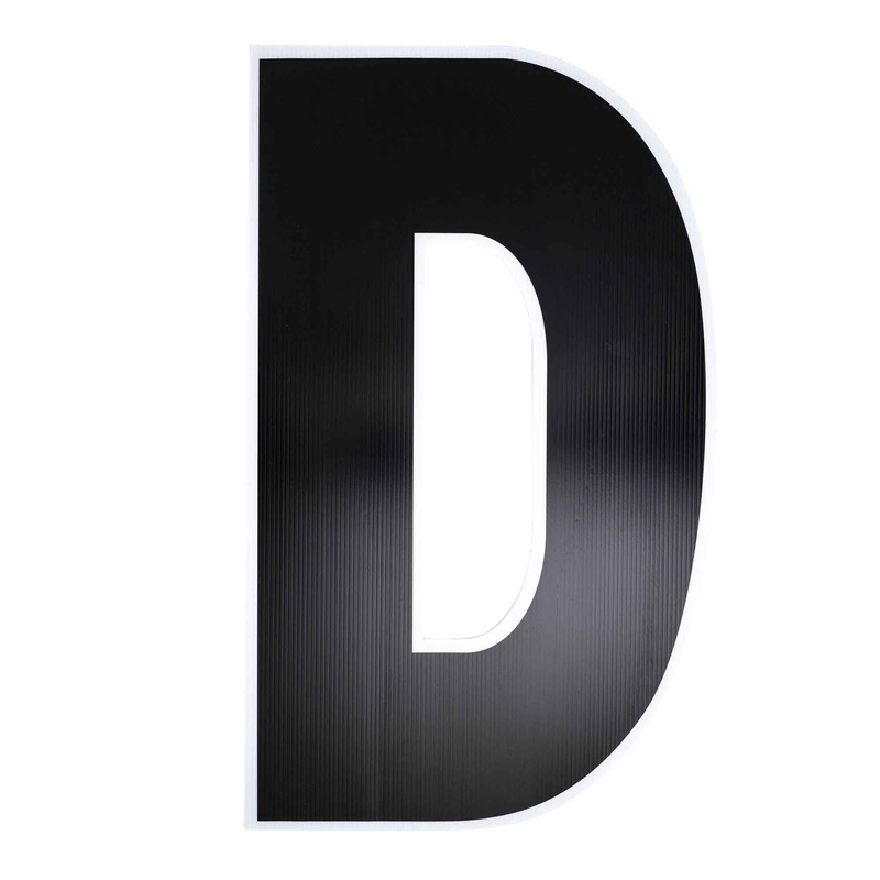 Yard Sign Letter D