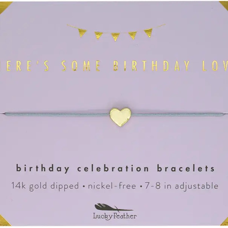 Birthday Celebration Bracelet - Gold - Some Birthday Love