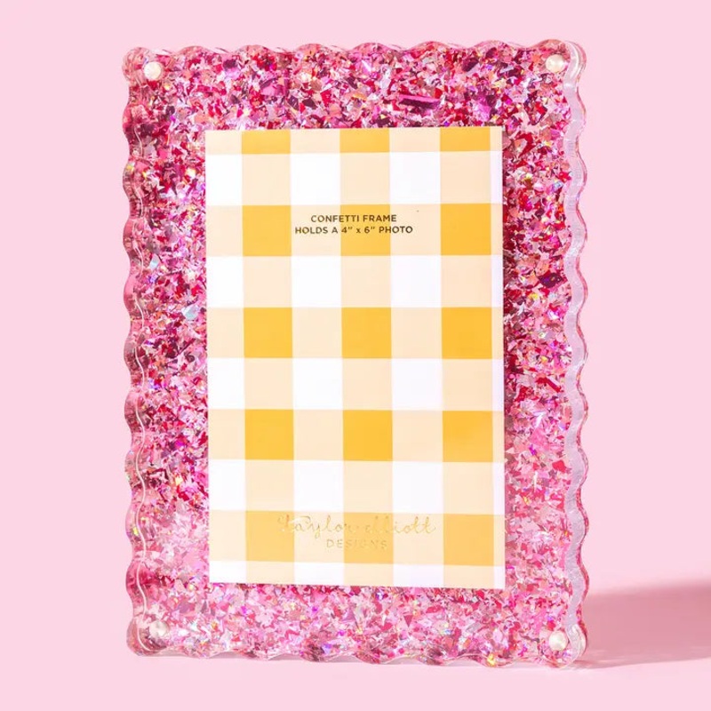 Picture Frame - Medium - Pink Confetti