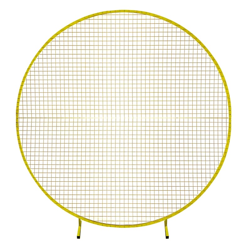 Round Mesh Arch - Gold