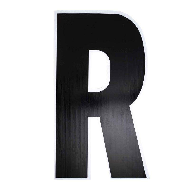 Yard Sign Letter R