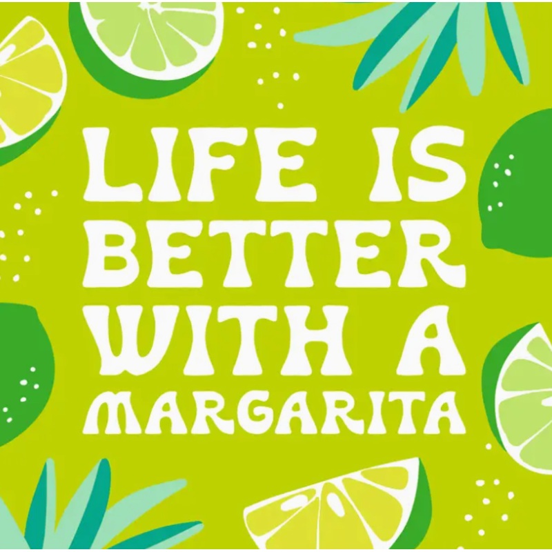 Better with A Margarita - 20ct Funny Cocktail Napkins |