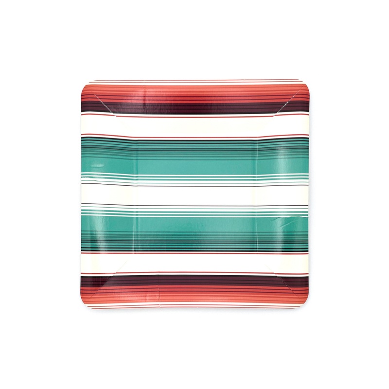 Desert Stripe Dessert Plates