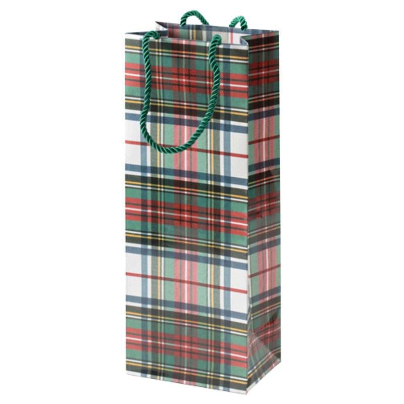 Dress Stewart Tartan Bottle Gift Bag