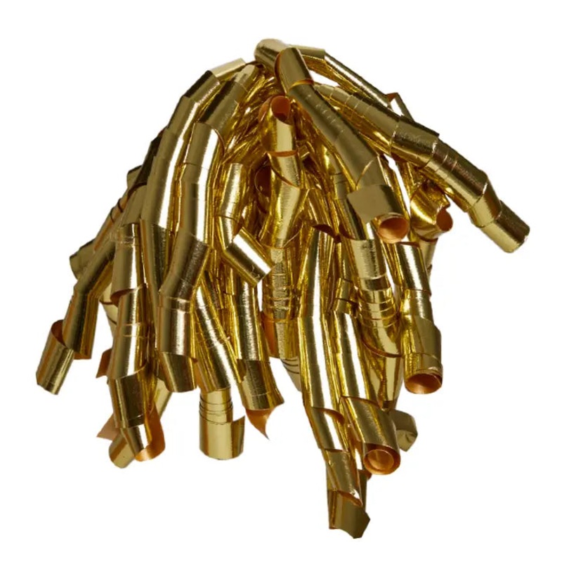 Gold Curlies Gift Toppers