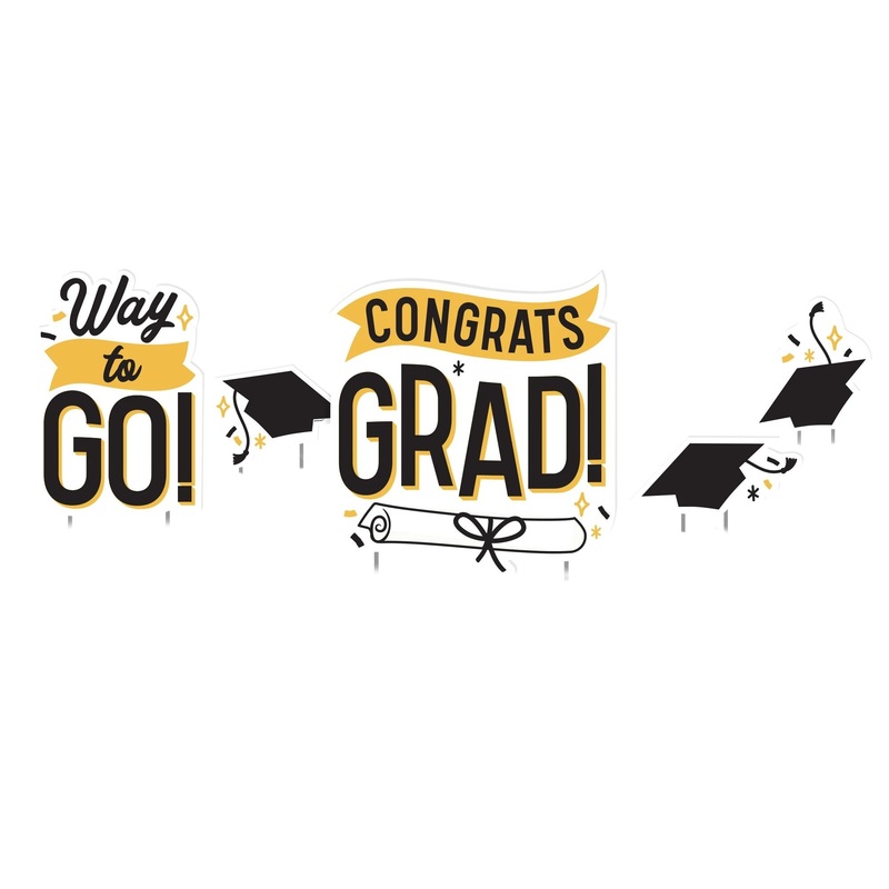 Grad Yard Signs (set of 5)