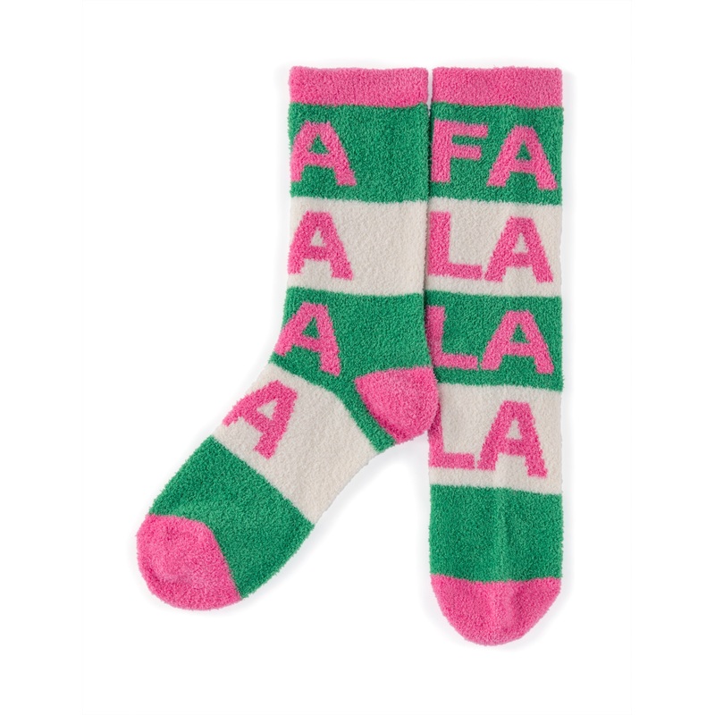 Green FA LA LA SOCKS