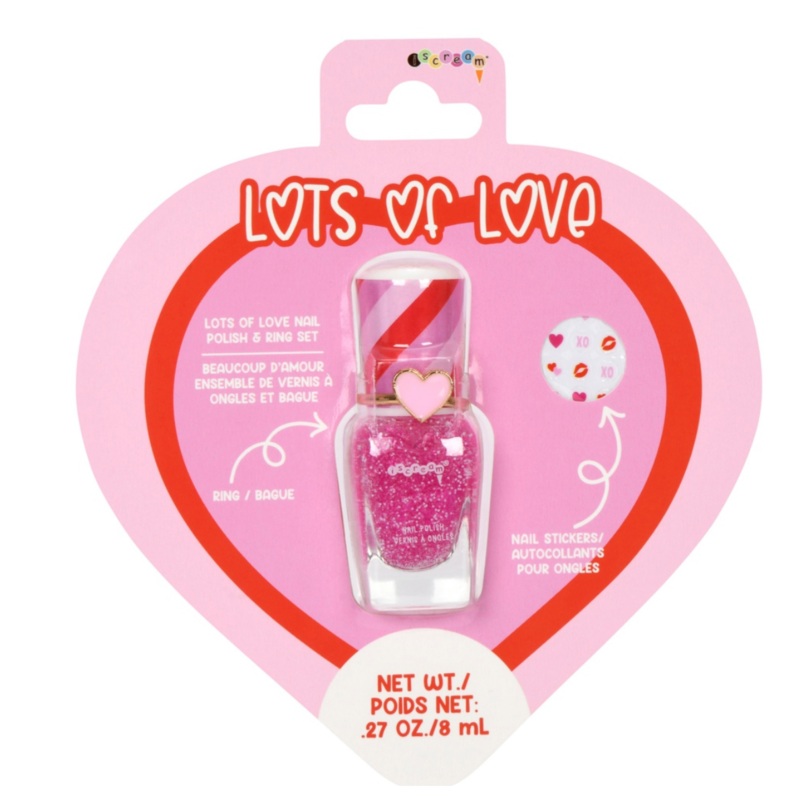 Lots of Love Nail Polish & Ring Set