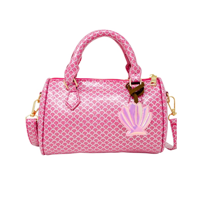 Mermaid Scale Print Duffle Bag