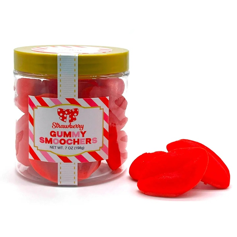 Valentine Gummy Lips Valentine Candy Sugar Stacks -