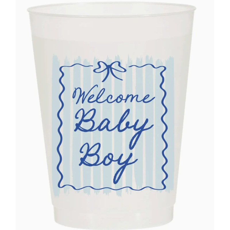 Welcome Baby Frosted Cups- Baby
