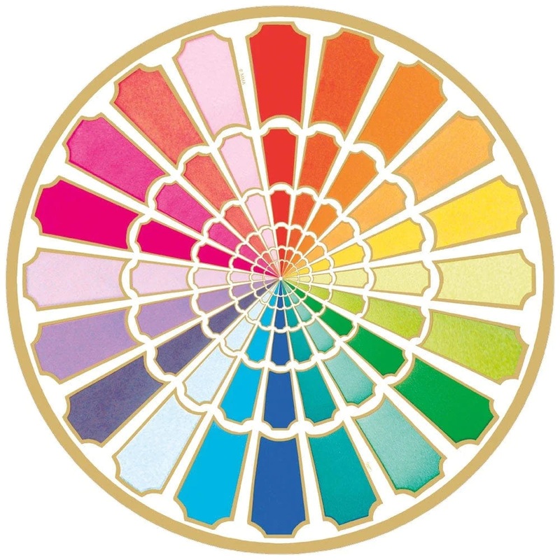 Color Wheel Paper Placemats - 12
