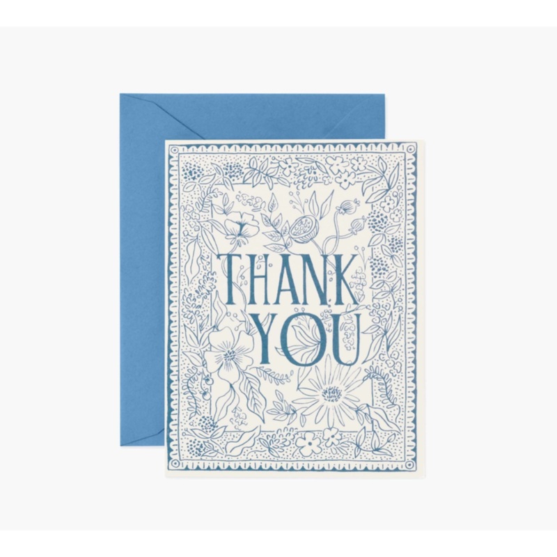 Delft Thank You Card Boxed Set of 8