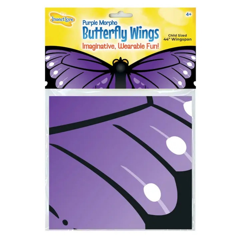 Dress-Up Butterfly Wings- Purple Morpho
