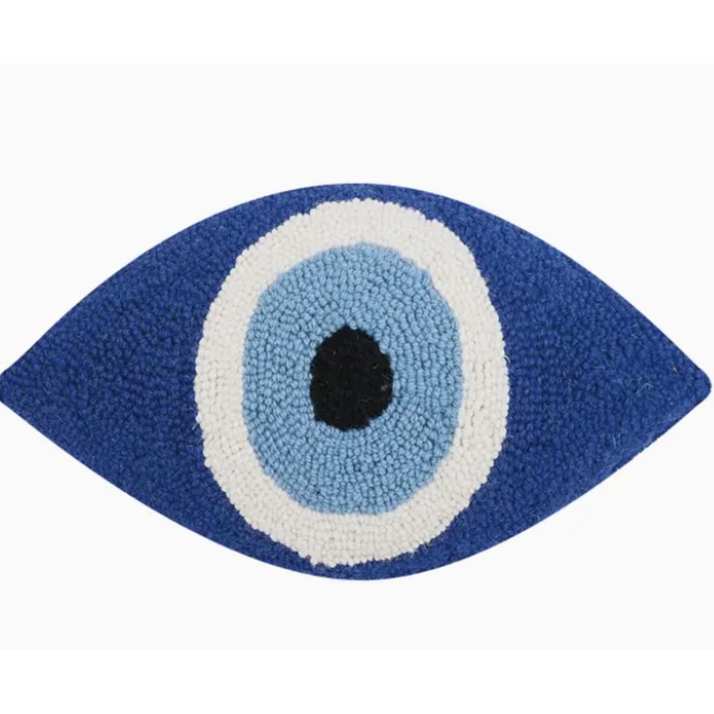 Evil Eye Shaped Hook Pillow