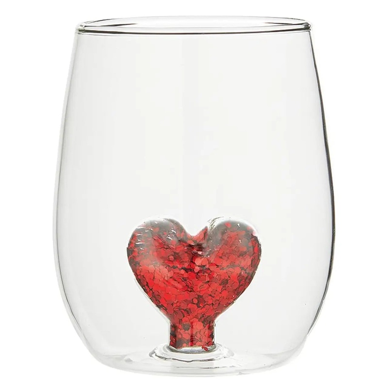 Figurine Wine Glass - Heart