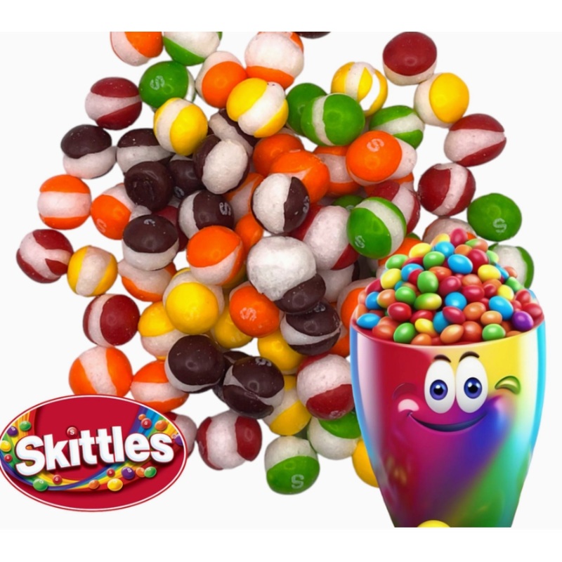 Freeze Dried Skittles 3oz bag