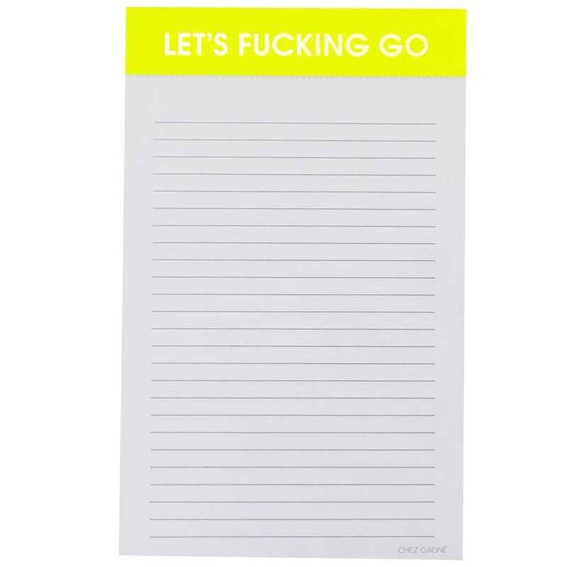 "Let's Fucking Go" Notepad