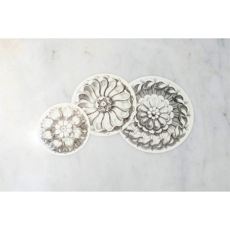 ROSETTE SERVING PAPERS - PACK OF 18
