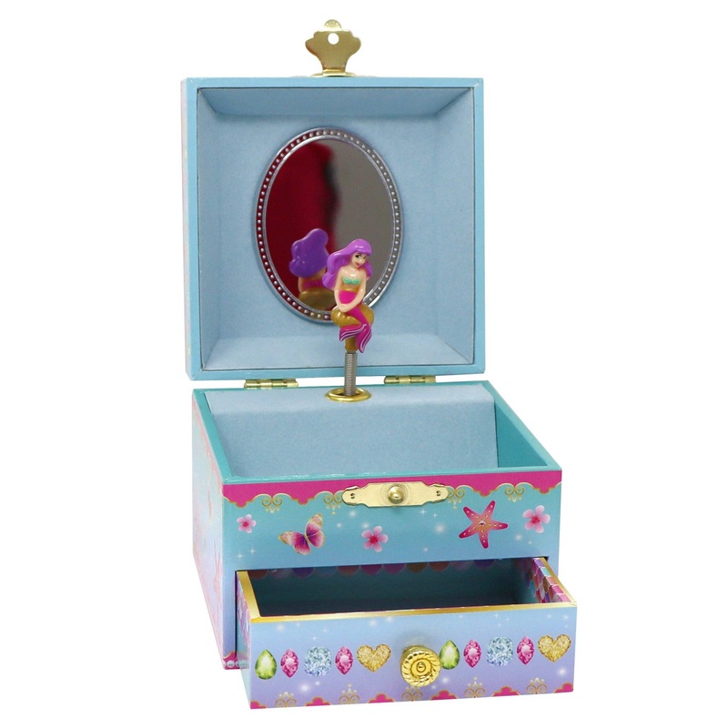 Shimmering Mermaid Small Musical Jewellery Box | Pack of 1