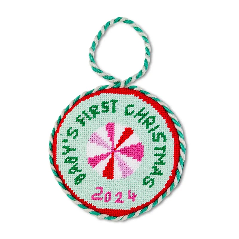 Baby's 1st Needlepoint Ornament -