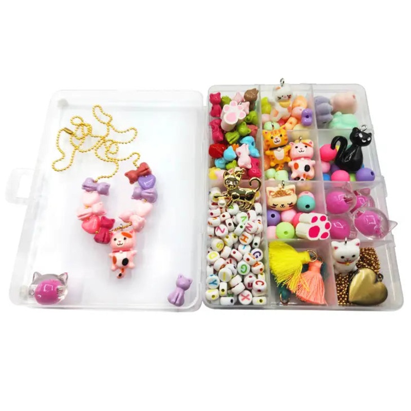Crazy For Cats Necklace and Jewelry Diy Kit For Kids
