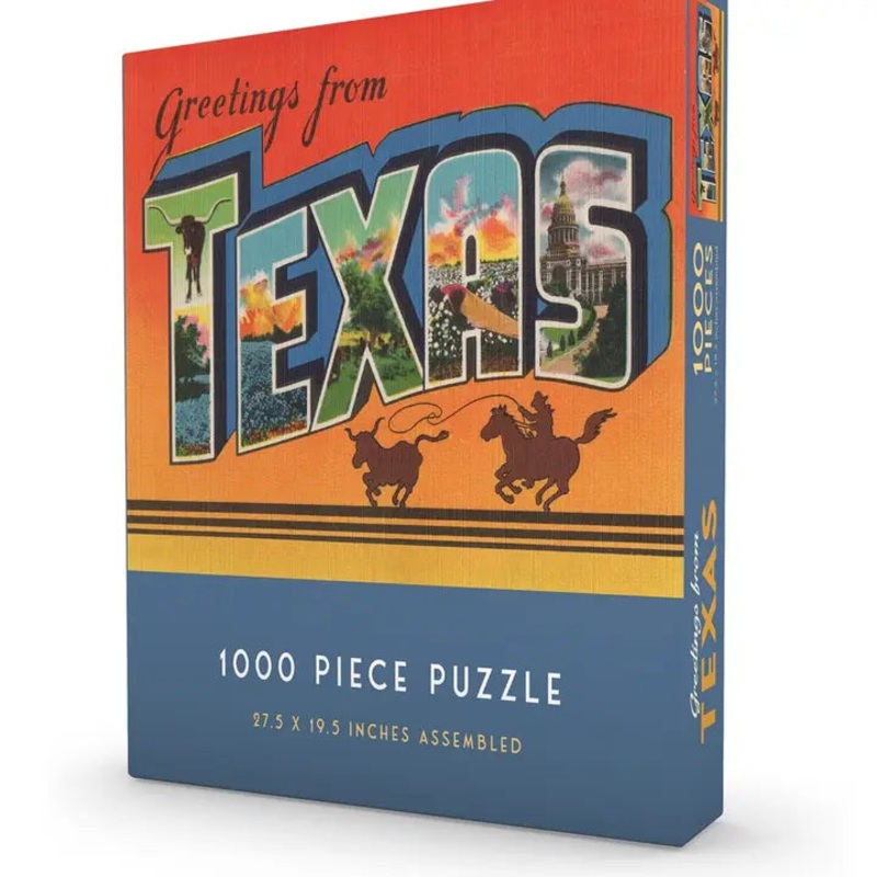 Greetings from Texas Puzzle 1000 Piece