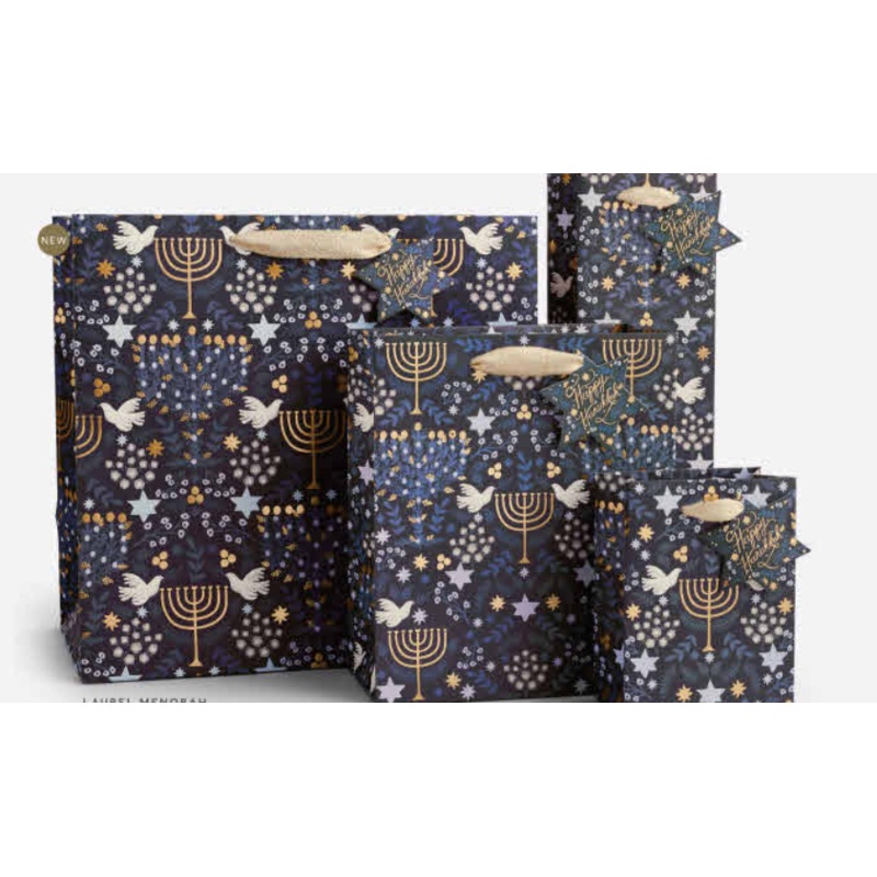 Laurel Menorah Gift Bags