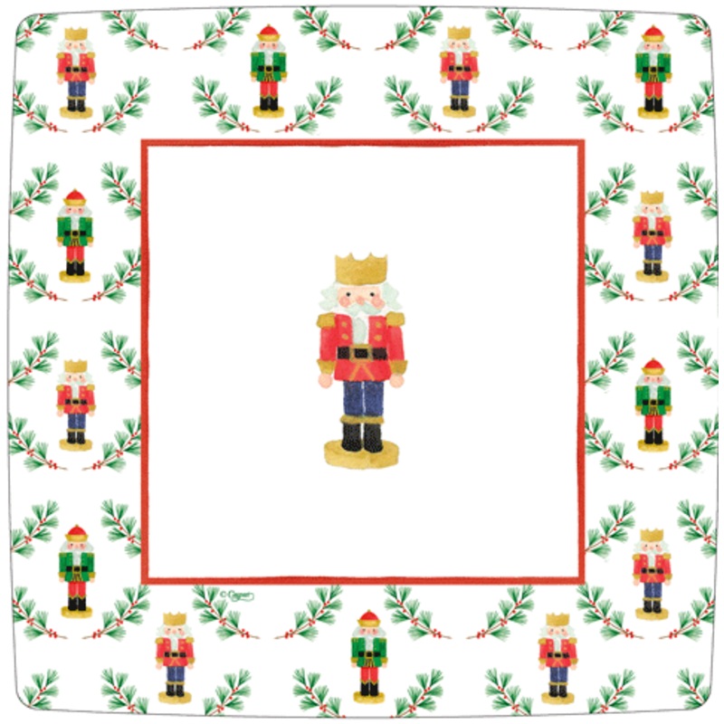 Little Nutcracker Sq Dinner Plates Square