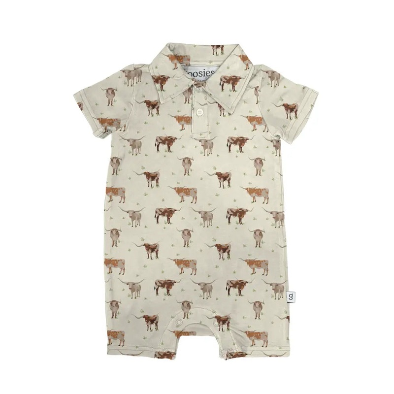 Longhorns Cows - Polo Romper