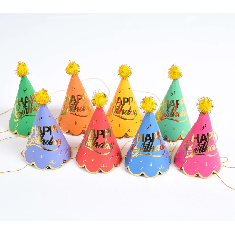 Mini Happy Birthday Party Hats