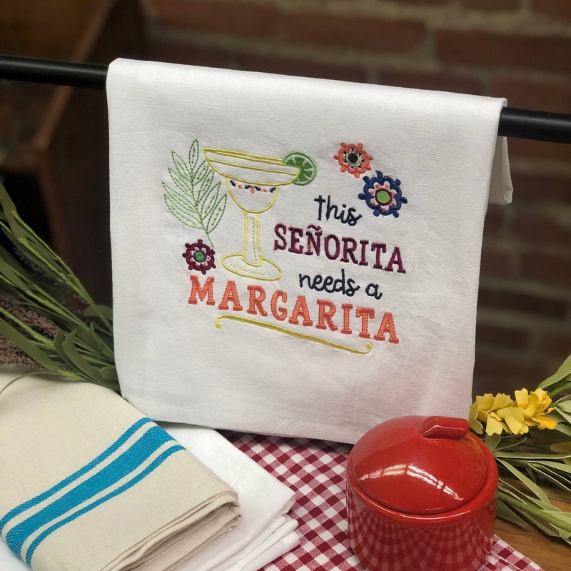Seorita Margarita Tea Towel