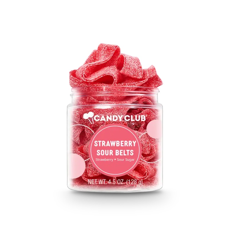 Strawberry Sour Belt Candies