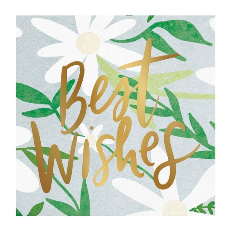 Best Wishes Beverage Napkins