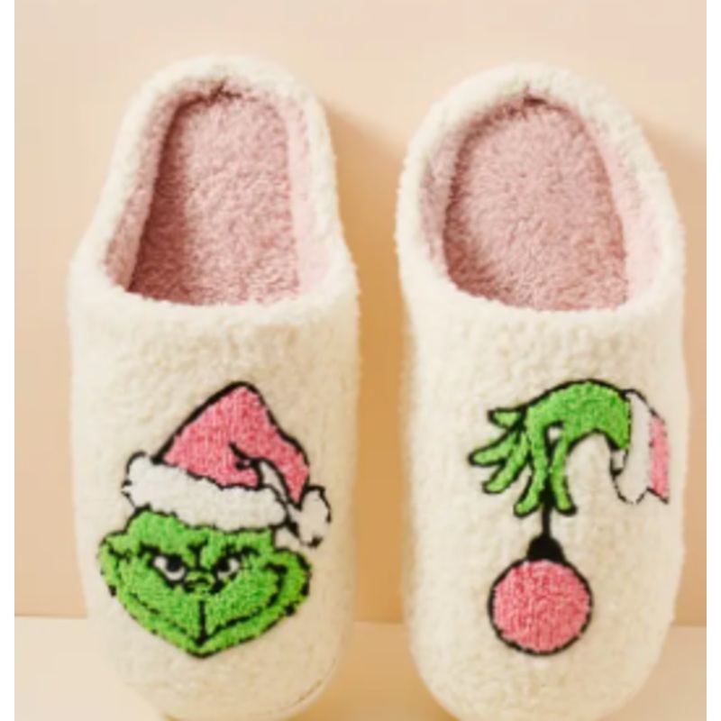 Christmas Monster Home Slippers