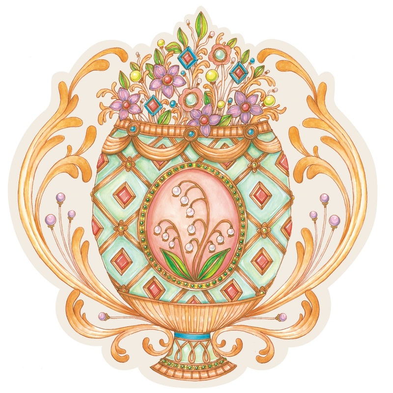EXQUISITE EGG PLACEMAT - 12 SHEETS