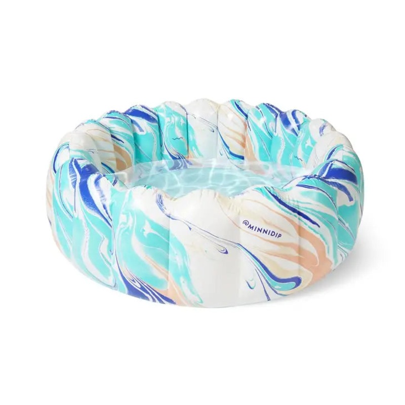Minnidip Tufted Pool in Watercolor Swirl