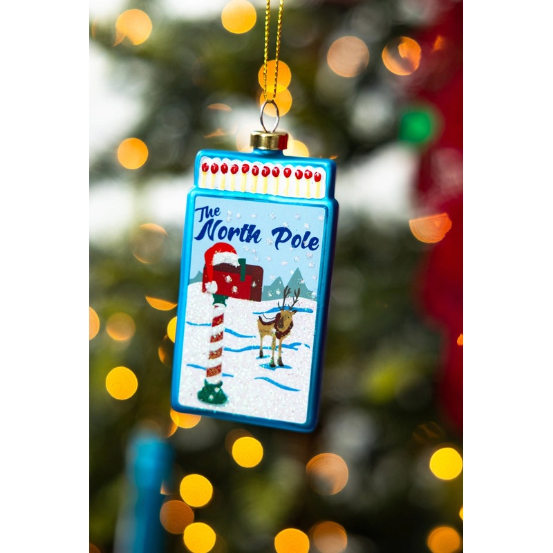 North Pole Matchbook Ornament