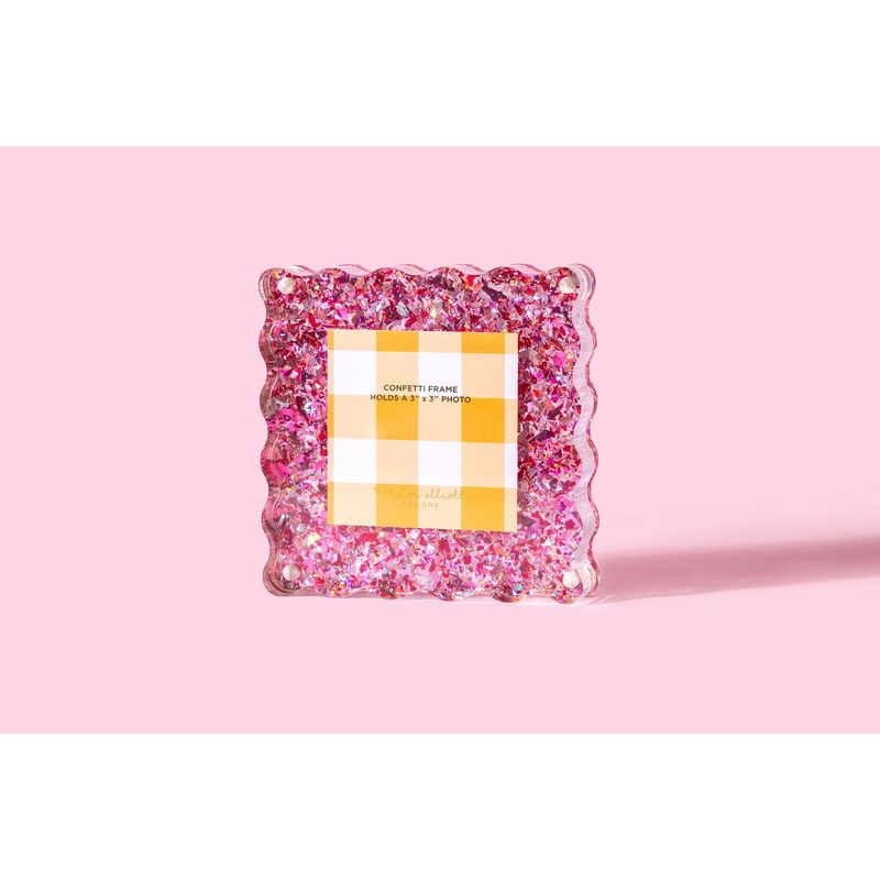 Picture Frame - Small - Pink Confetti