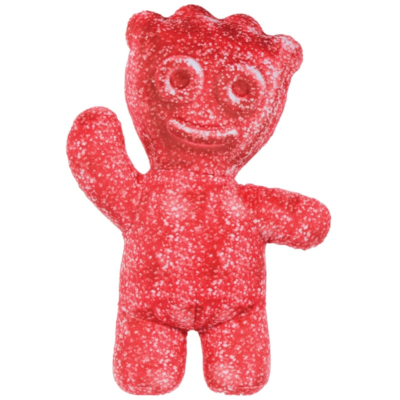 Sourpatch kid Red Character Embossed Plush
